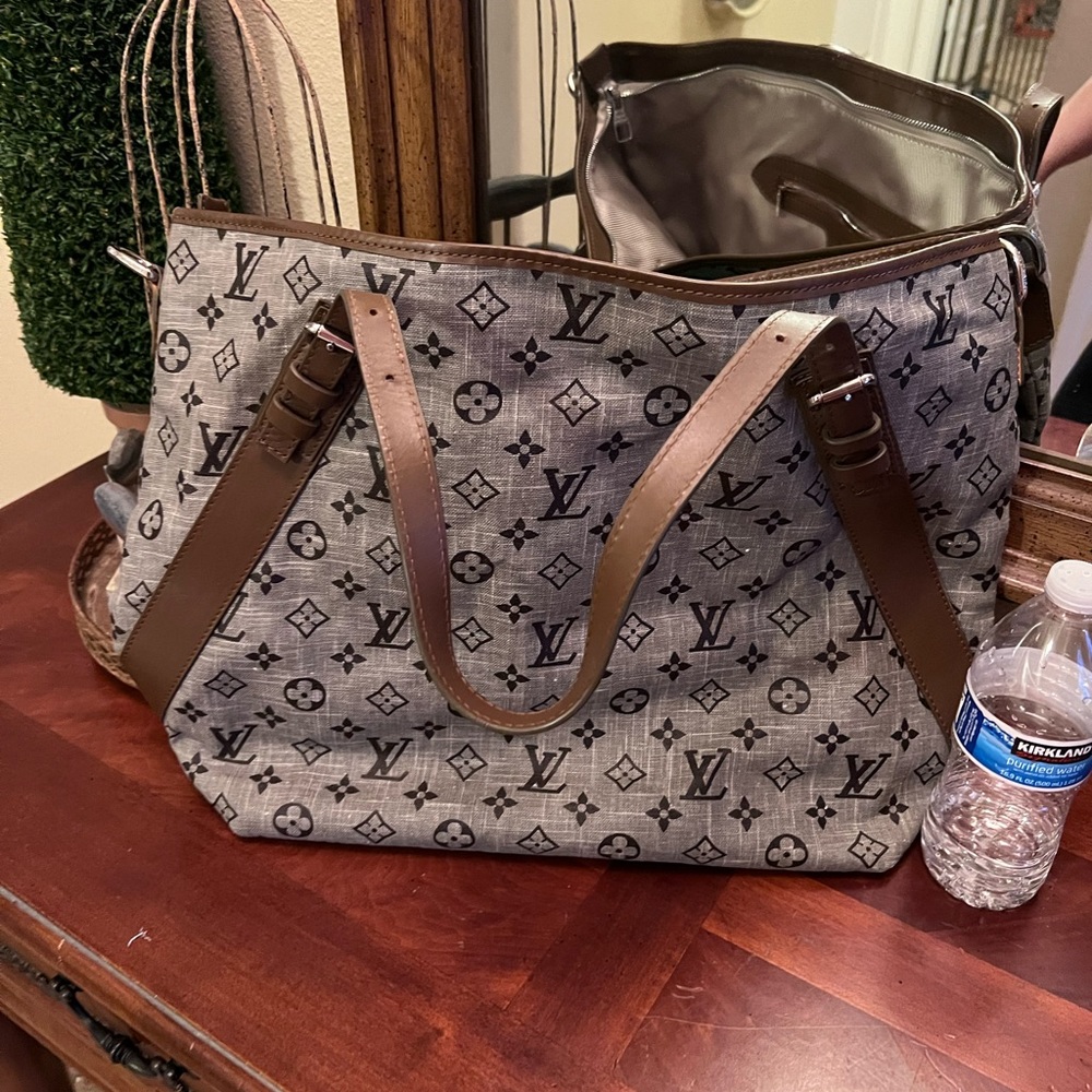 Denim Large Tote Bag